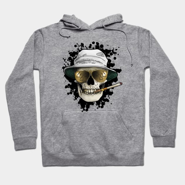 Hunter S Thompson Hoodie by Harley Warren